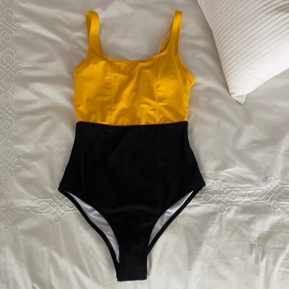Cupshe Swim Cupshe Color Block One Piece Swimsuit Poshmark